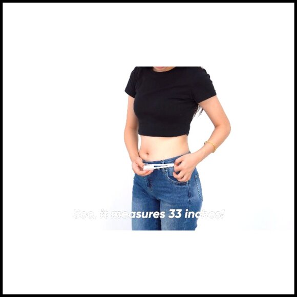 Stretchy Elastic Skinny Belt Retro Gold Buckle Women\'s Waist Accessory